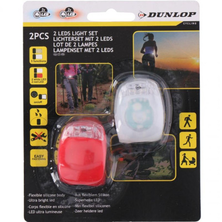 Lampka rowerowa Dunlop Bicycle light led 2 szt. SC