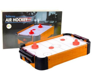 Stół do gry w hockeya drewniany światło dźwięk