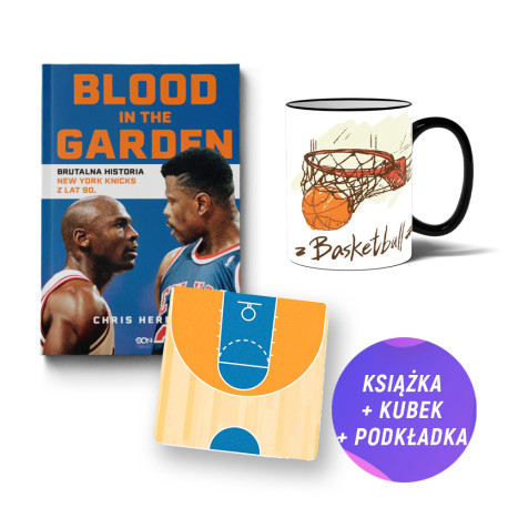 Pakiet: Blood in the Garden ( książka + kubek NBA + podkładka)