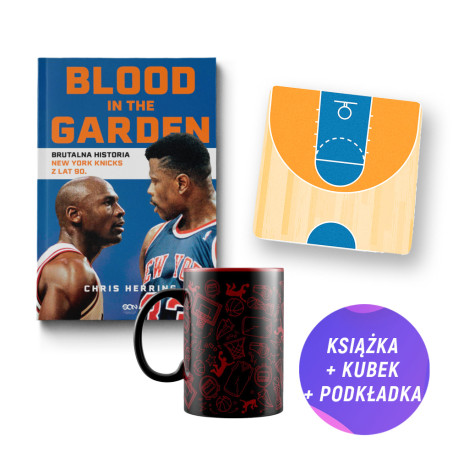  Pakiet: Blood in the Garden ( książka + kubek fana NBA + podkładka)