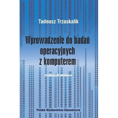 Wprowadzenie do badań operacyjnych z komputerem