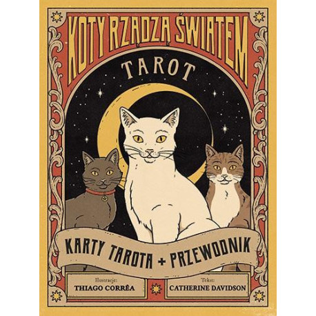 Tarot: Koty rządzą światem. Karty + przewodnik