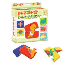 Puzzle Dinozaury 2+