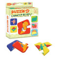 Puzzle Dinozaury 2+