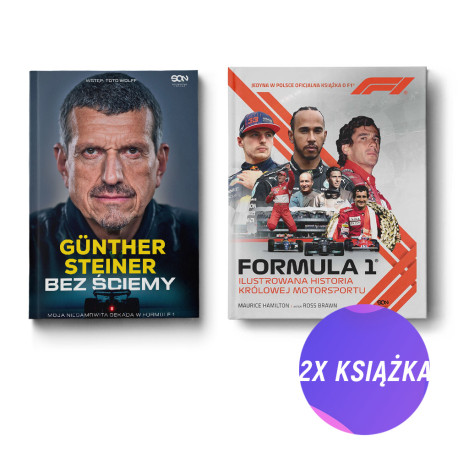 Pakiet: Bez ściemy. Moja niesamowita dekada w Formule 1 + Formuła 1. Ilustrowana historia (2x książka)