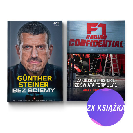  Pakiet: Bez ściemy. Moja niesamowita dekada w Formule 1 + F1 Racing Confidential (2x książka)