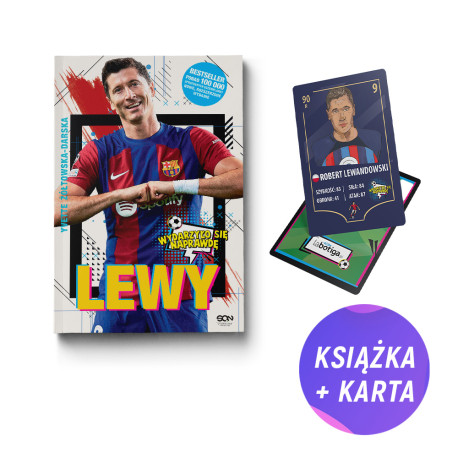 Pakiet: Lewy. Chłopak, który zachwycił świat (książka + karta do gry)