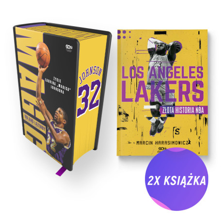 Pakiet: Magic. Życie Earvina &quot;Magica&quot; Johnsona + Los Angeles Lakers (2x książka)