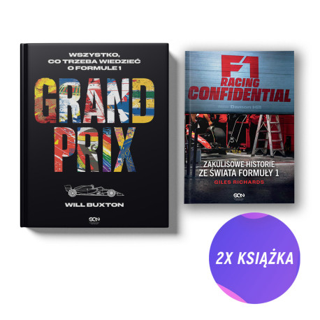 Pakiet: Grand Prix. Wszystko, co trzeba wiedzieć o Formule 1 + F1 Racing Confidential (2x książka)