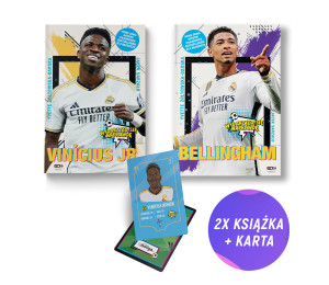 Pakiet: Vinícius Jr. Brazylijski wojownik + Bellingham (2x książka + karta)