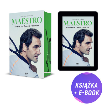 SQN Originals: Maestro. Piękna gra Rogera Federera (książka + e-book) (barwione brzegi)