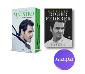 Pakiet SQN Originals: Maestro. Piękna gra Rogera Federera + Roger Federer. Biografia (2x książka)