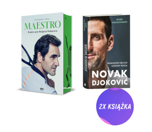 Pakiet SQN Originals: Maestro. Piękna gra Rogera Federera + Roger Federer. Biografia (2x książka)