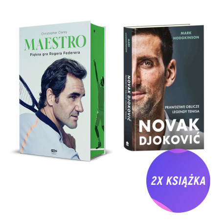 Pakiet SQN Originals: Maestro. Piękna gra Rogera Federera + Roger Federer. Biografia (2x książka)