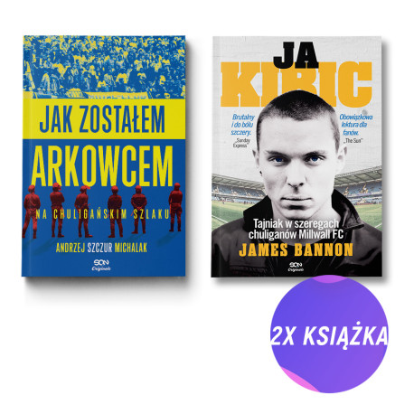 Jak zostałem arkowcem. Na chuligańskim szlaku + Ja, kibic (2x książka)