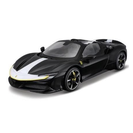 Ferrari SF90 Spider Metal Black 1:18 BBURAGO