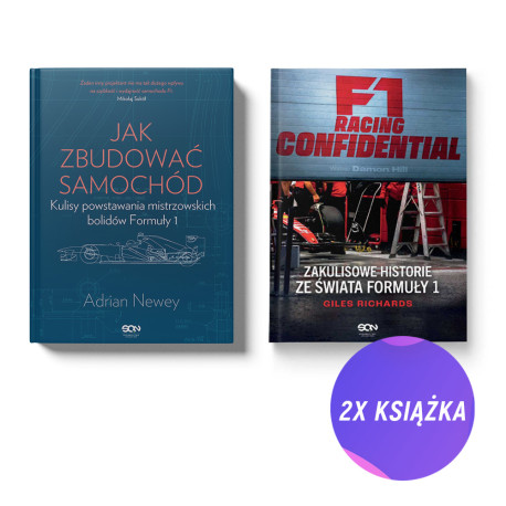 Pakiet: Jak zbudować samochód + F1 Racing Confidential (2x książka)