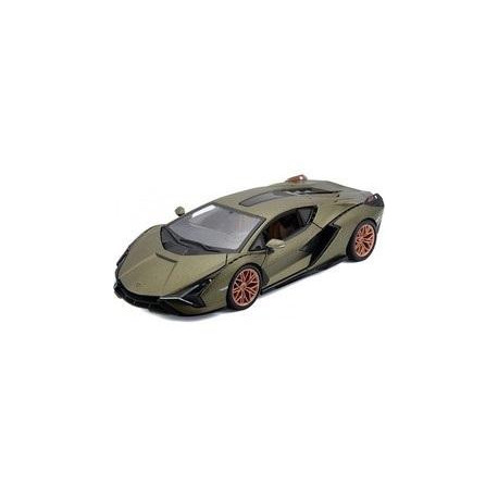 Lamborghini Sian FKP 37 matte green 1:24 BBURAGO