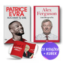 (Wysyłka ok. 26.03.) Patrice Evra. Kocham tę grę. Autobiografia + Alex Ferguson. Autobiografia (2x książka + kubek)