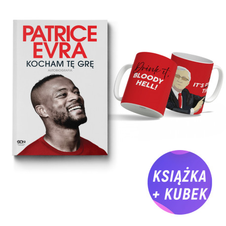  Patrice Evra. Kocham tę grę. Autobiografia (książka + kubek Ferguson 360ml)