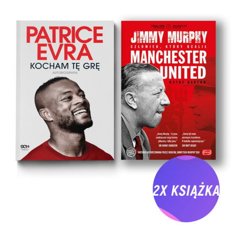 Patrice Evra. Kocham tę grę. Autobiografia + Jimmy Murphy (2x książka)