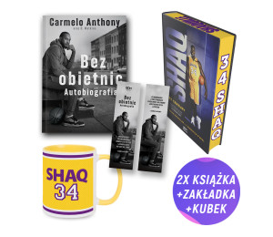 Carmelo Anthony. Bez obietnic. Autobiografia + Shaq. Bez cenzury (2x książka + kubek + zakładka gratis)