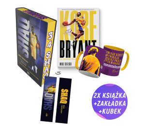 SQN Originals: Shaq. Bez cenzury. Wydanie III + Kobe Bryant (2x książka + kubek 360ml Black Mamba + zakładka gratis)