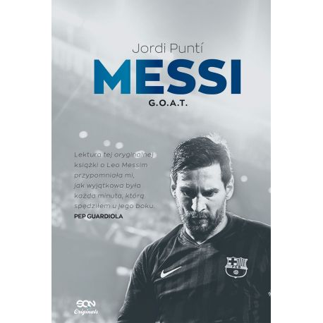 Okładka książki Messi. G.O.A.T. w księgarni sportowej Labotiga