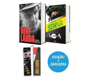 Zdjęcie pakietu: Niki Lauda. Naznaczony (zakładka gratis) + Wieczny Ayrton Senna w księgarni Labotiga