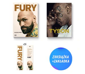 (Wysyłka ok. 16.02.) Pakiet: Tyson Fury. Na gołe pięści + Mike Tyson. Moja prawda. Wydanie III (2x książka + zakładka gratis)