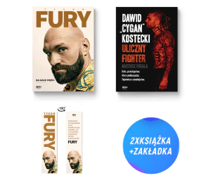 Pakiet: Tyson Fury. Na gołe pięści + Dawid Cygan Kostecki (2x książka + zakładka gratis)