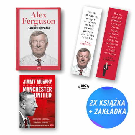 Pakiet SQN Originals: Alex Ferguson. Autobiografia + Jimmy Murphy (2x książka + zakładka gratis)