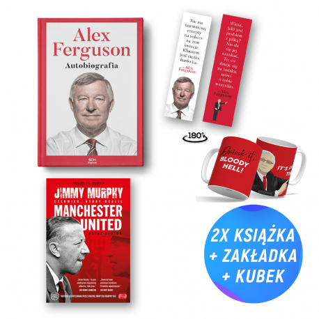 Pakiet SQN Originals: Alex Ferguson. Autobiografia + Jimmy Murphy + kubek (2x książka + kubek + zakładka gratis)