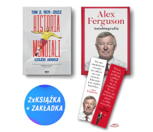  Pakiet: Historia mundiali. Tom 2. 1978–2022 + Alex Ferguson. Autobiografia (2x książka + zakładka gratis)