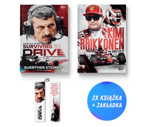 Pakiet: Surviving to Drive. Życie dla jazdy + Kimi Raikkonen (2x książka + zakładka)