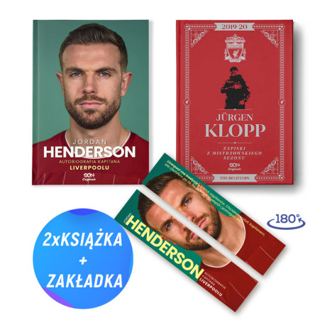 SQN Originals: Jordan Henderson + Zapiski z mistrzowskiego sezonu (2x książka + zakładka gratis)