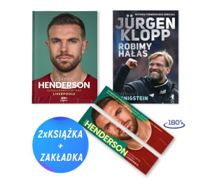 SQN Originals: Jordan Henderson + Jurgen Klopp (2x książka + zakładka gratis)