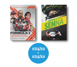 Formuła 1. Ilustrowana historia królowej motorsportu + Wieczny Ayrton Senna (2x książka)