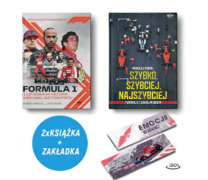  Formuła 1. Ilustrowana historia + Szybko, szybciej, najszybciej (2x książka + zakładka)