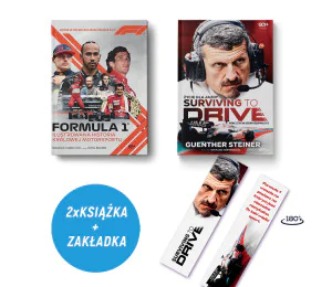 Formuła 1. Ilustrowana historia + Surviving to Drive (2x książka + zakładka)