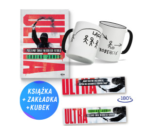 Pakiet: Ultra. Podziemny świat włoskiego futbolu (książka + kubek mem laga na Robercika)