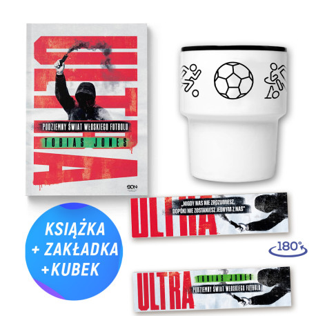 Pakiet: Ultra. Podziemny świat włoskiego futbolu (książka + kubek bez ucha + zakładka gratis)