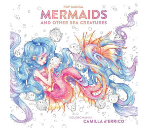 Pop manga. Mermaids and other sea creatures