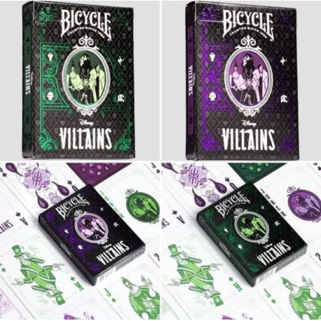 Karty Green&amp;Purple Villain BICYCLE