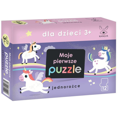 Moje pierwsze Puzzle. Jednorożce