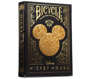 Karty Black & Gold Mickey BICYCLE