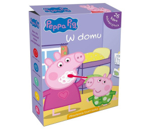 Świnka Peppa. W domu. Karty edukacyjne w pudełku