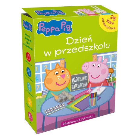 Świnka Peppa. Dzień w przedszkolu karty edu.