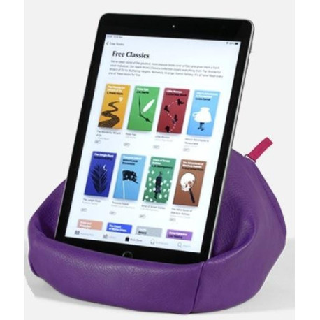 Bean Bag Pufa z kieszonką pod książkę/tablet fiole