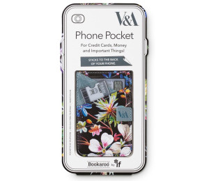 Bookaroo portfel na telefon Kilburn Black Floral